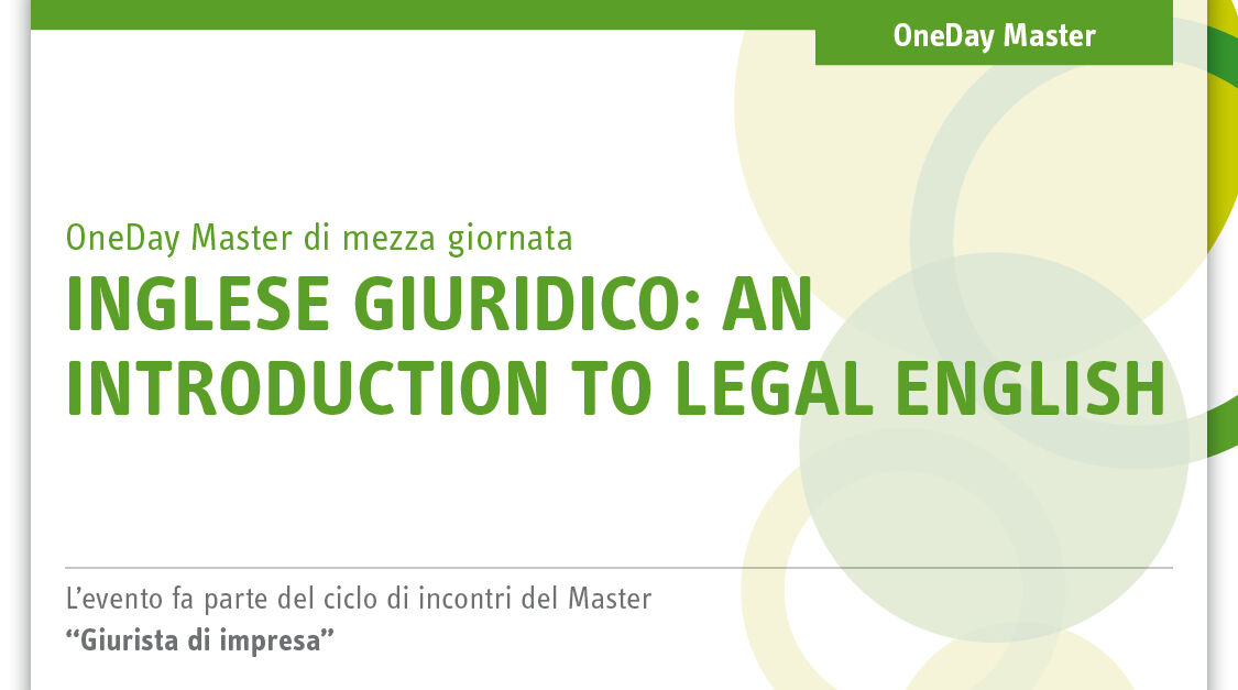 Immagine Inglese giuridico: introduction to legal english | Euroconference